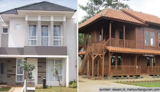 7 Inspirasi Desain Rumah 2 Lantai Sederhana di Kampung