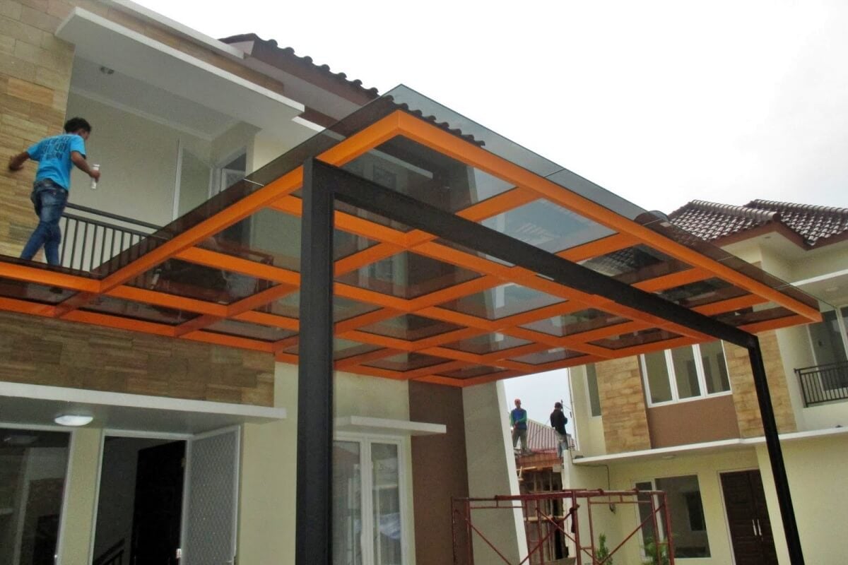 kanopi polycarbonate hitam kanopi polycarbonate hitam