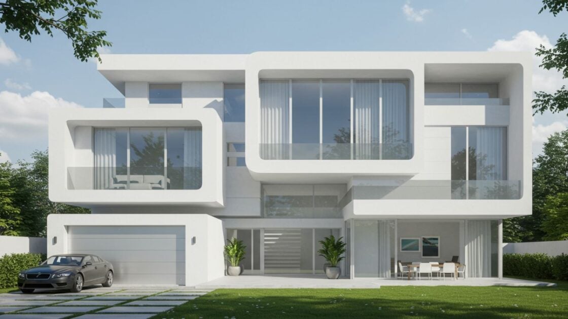 7 Inspirasi Desain Rumah Modern Futuristik yang Memukau