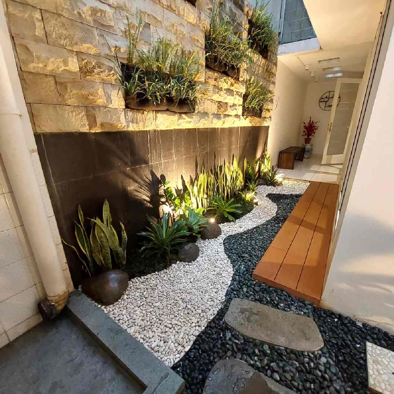 model halaman belakang cantik di rumah