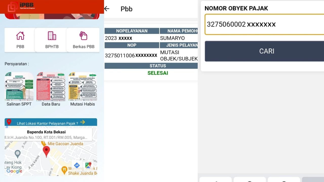 cetak sppt pbb online kota Bekasi cetak sppt pbb online kota Bekasi