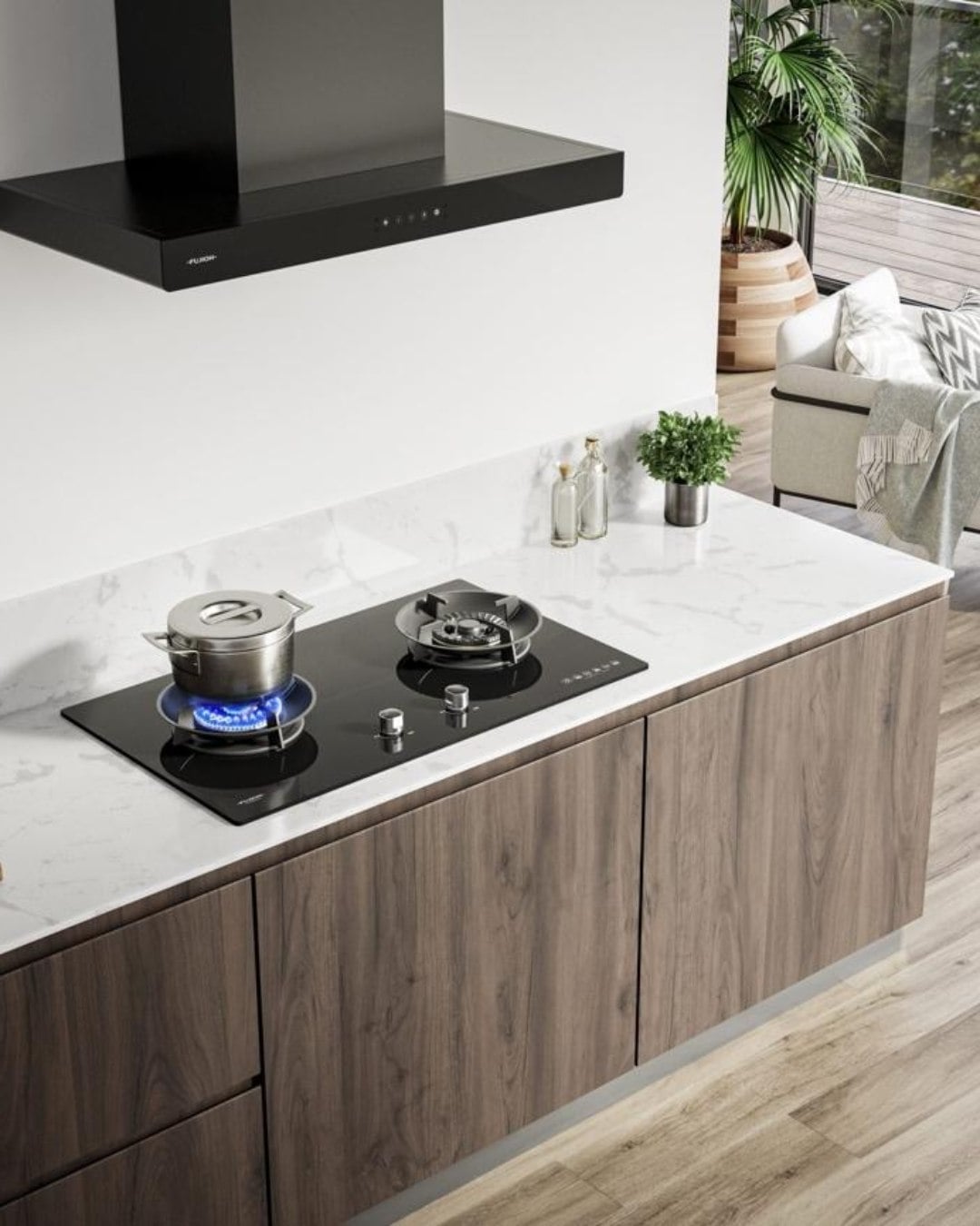 Dapur Kompor Tanam Minimalis