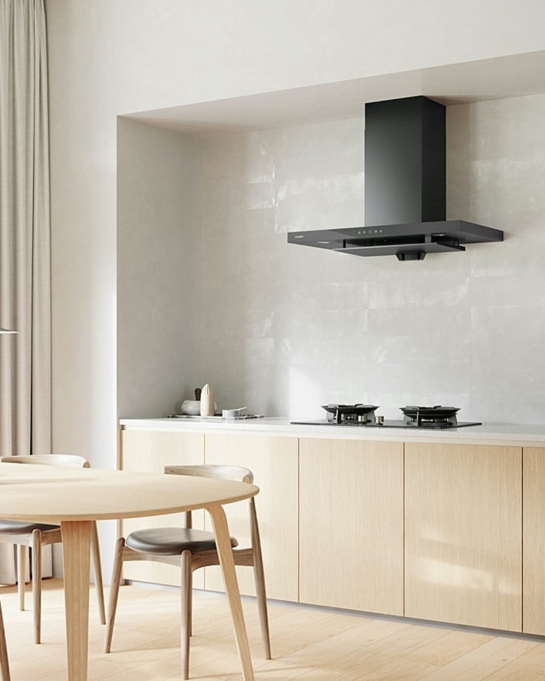 Dapur Kompor Tanam Scandinavian