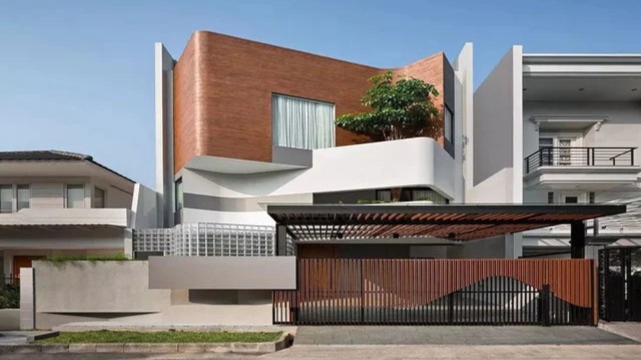 desain rumah aesthetic futuristik