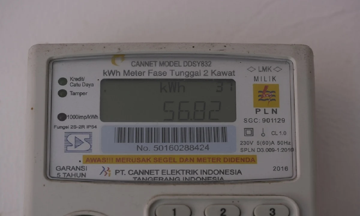 batas maksimal pemakaian listrik 450 watt