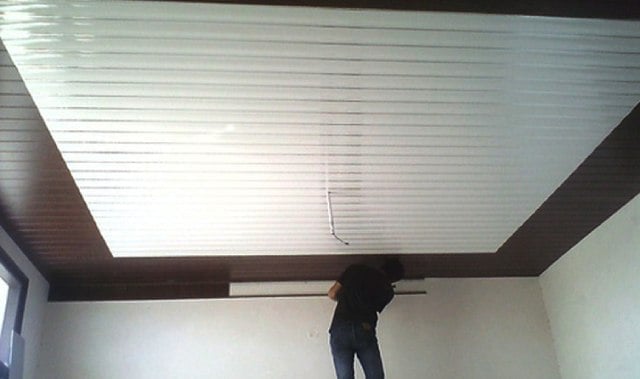 biaya pasang plafon pvc