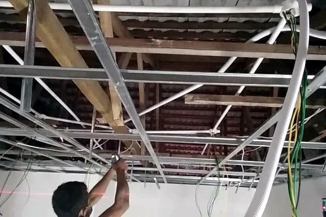 cara menghitung kebutuhan plafon hollow