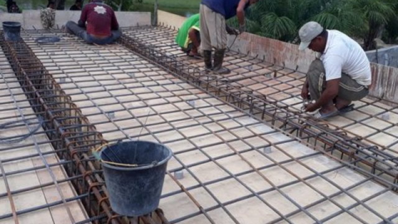 cara menghitung kebutuhan besi plat lantai rumah