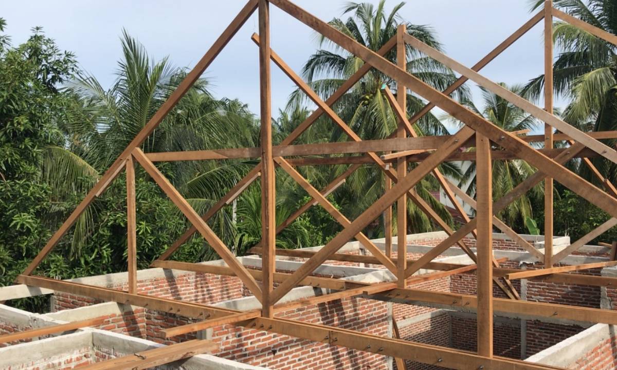 detail kuda kuda kayu