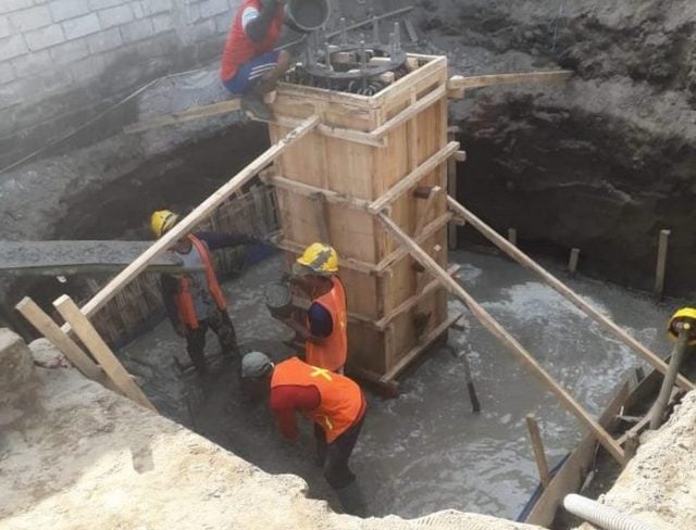 cara menghitung volume pondasi tapak