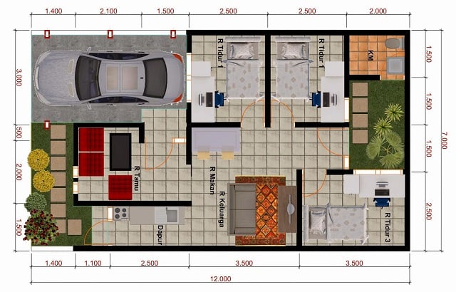 Denah Rumah