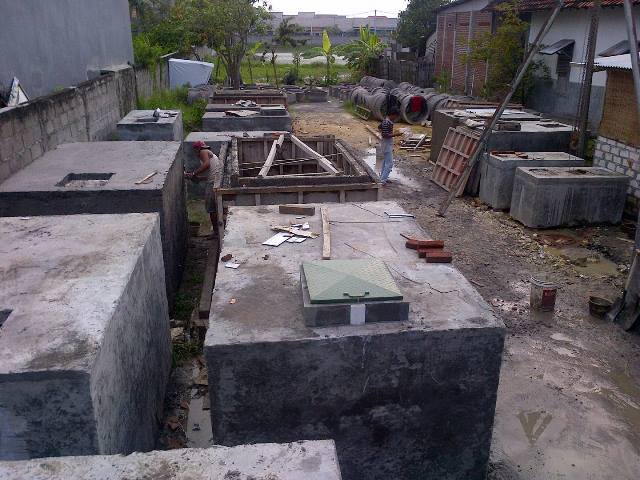 tandon air bawah tanah beton