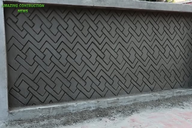 motif plesteran dinding depan rumah