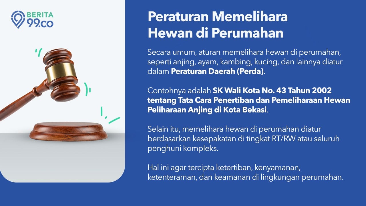 aturan memelihara hewan di perumahan