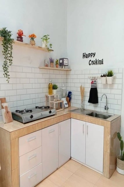 dapur minimalis ukuran 2x1