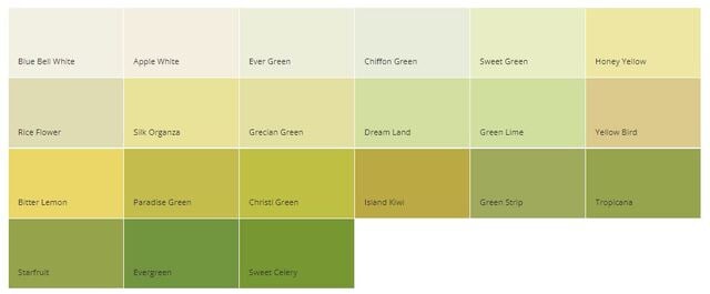 Katalog Warna Cat Dulux Lime