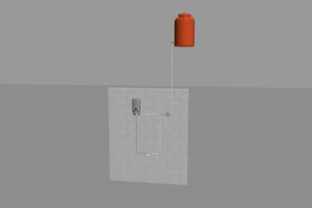 instalasi pipa water heater