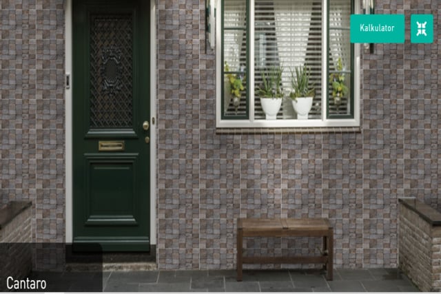 keramik motif batu alam untuk dinding depan rumah