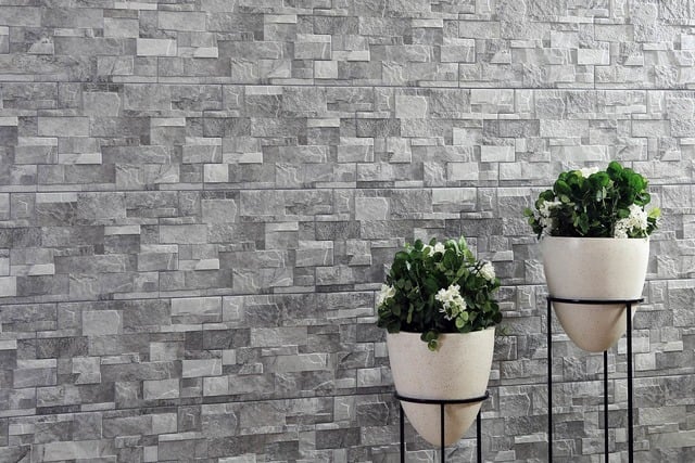 keramik motif batu alam untuk dinding depan