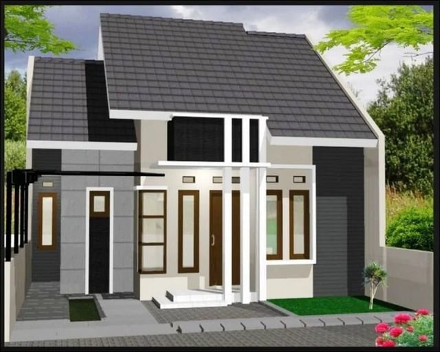 tiang warna putih