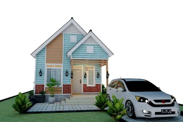 5 Inspirasi Gambar Rumah Semi Permanen Setengah Tembok