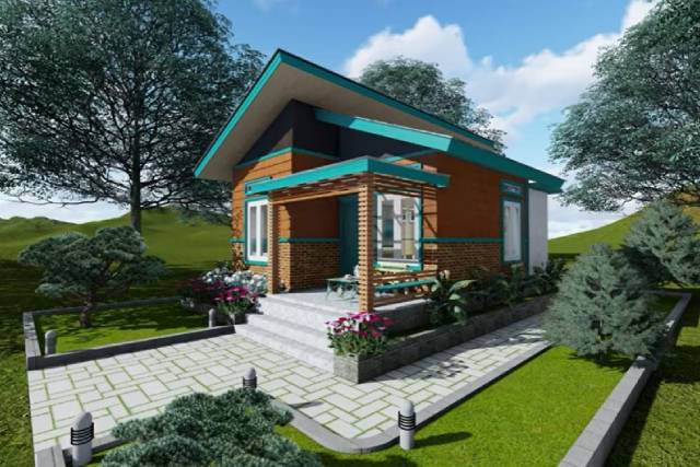 5 Inspirasi Gambar Rumah Semi Permanen Setengah Tembok