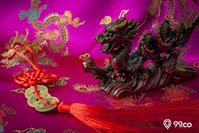 hiasan feng shui naga untuk buang sial