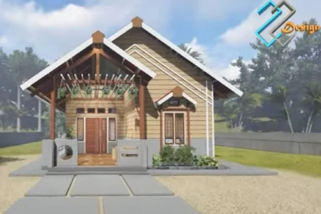 5 Inspirasi Gambar Rumah Semi Permanen Setengah Tembok