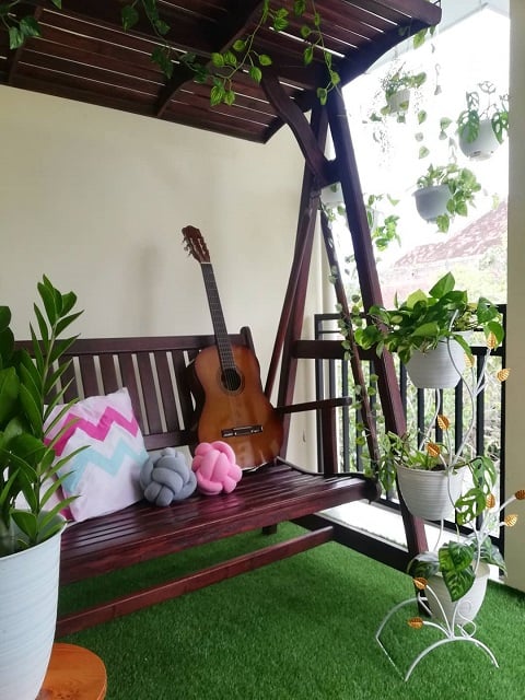 balkon area santai