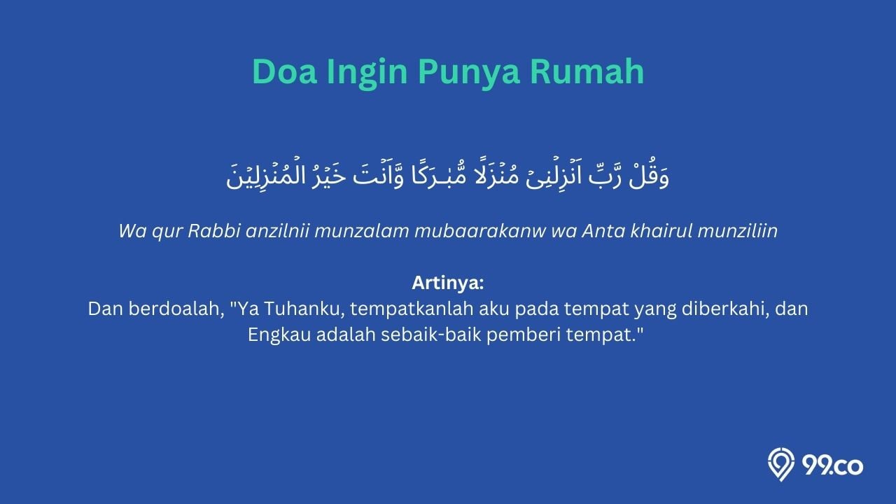 doa ingin cepat punya rumah