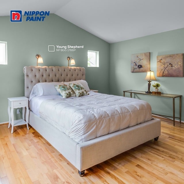 warna cat nippon paint untuk kamar tidur young shepherd