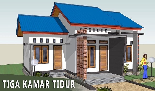 6 Gambar Rumah Sederhana Ukuran 6x9 di Kampung yang Khas Banget!