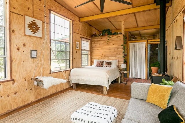 desain kamar tidur dari triplek terbuka