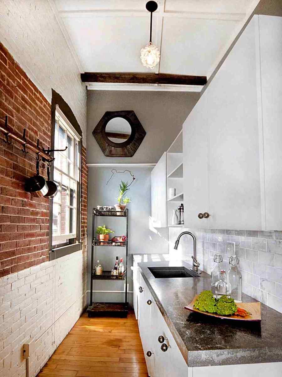 desain dapur rumah type 30 60 panjang