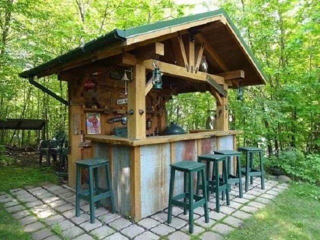 desain warung kopi sederhana di kampung