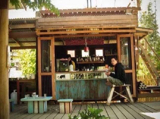 desain warung kopi sederhana di kampung