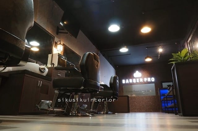 dekorasi salon rumahan maskulin