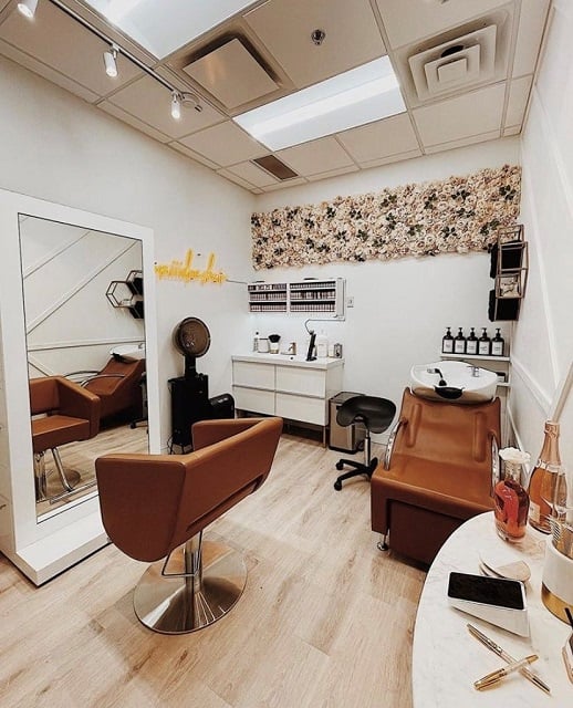 desain salon mungil