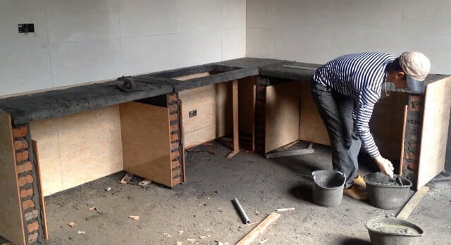meja dapur