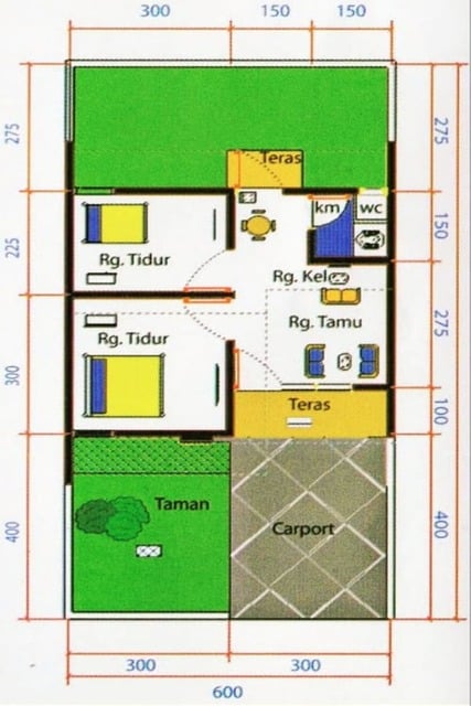 Rumah Subsidi Type 30
