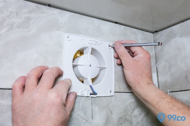 cara memasang exhaust fan di kamar tidur