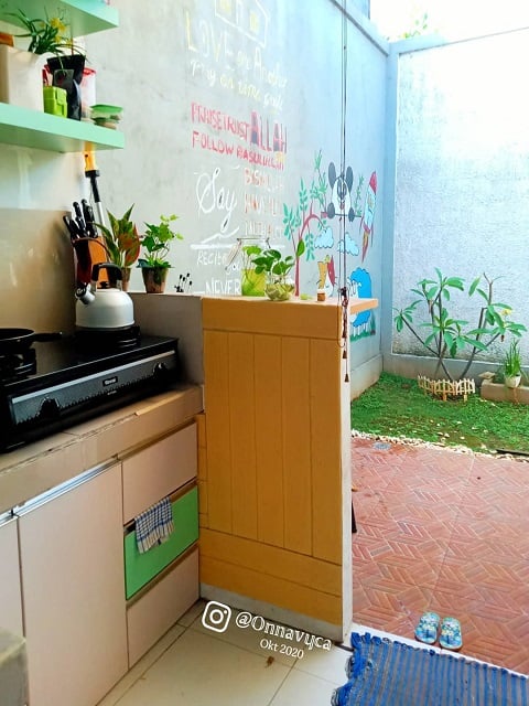 area belakang rumah