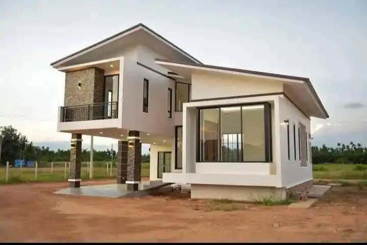 rumah panggung modern minimalis