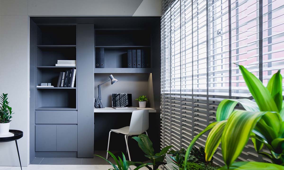 ide desain area kerja di rumah