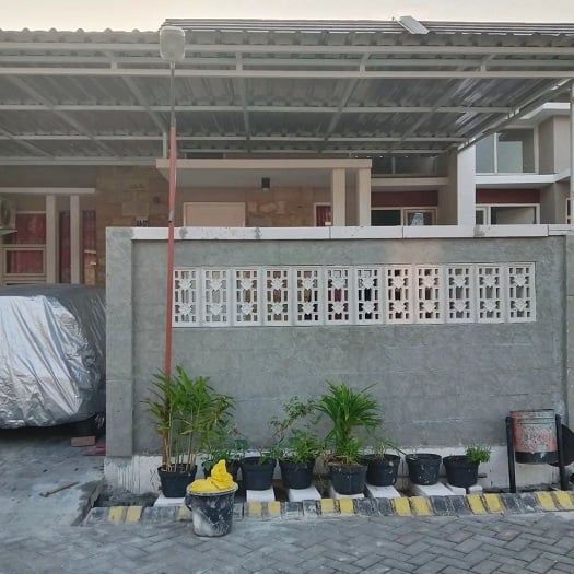 model pagar rumah tembok sederhana