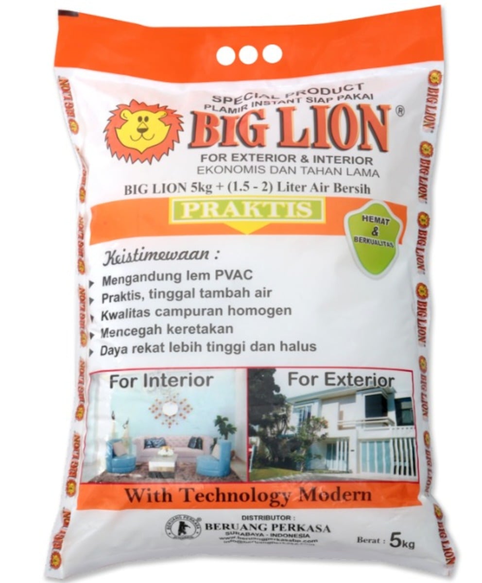 big lion beruang perkasa plamir