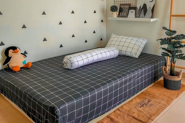 kamar tidur seprai cantik