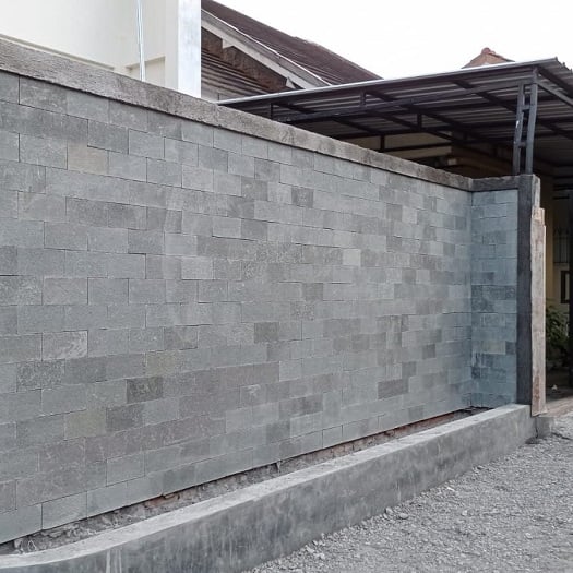 model pagar rumah tembok sederhana