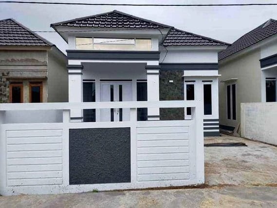 model pagar rumah tembok sederhana