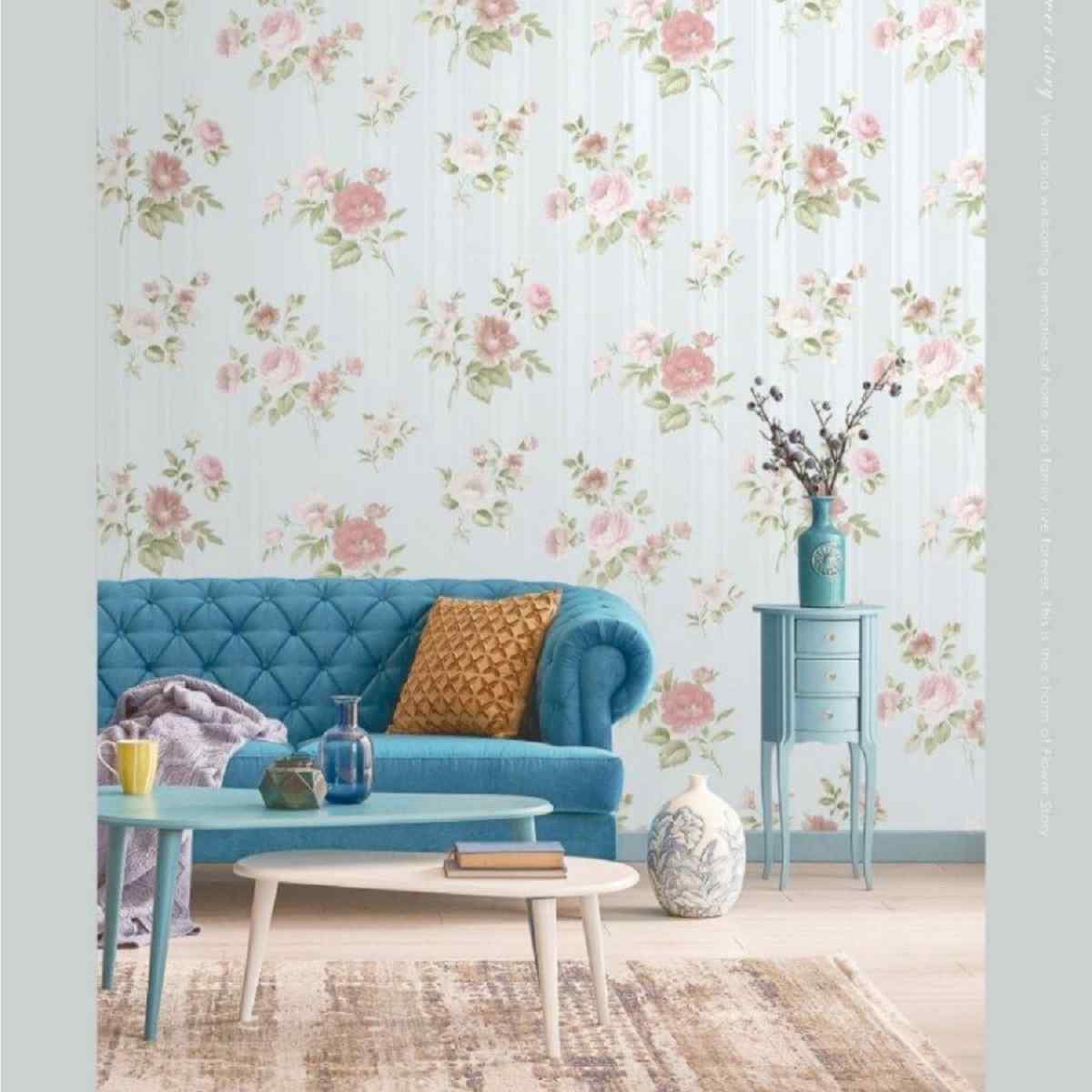 merk wallpaper dinding terbaik flower story